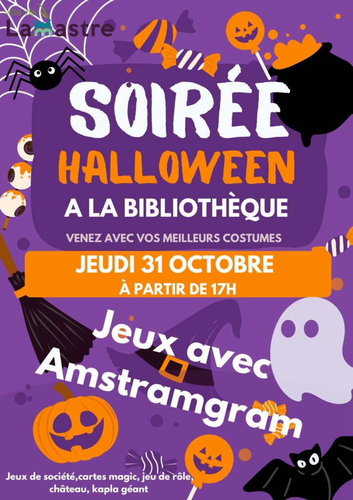 halloween Jeudi 31 octobre à partir de 17h