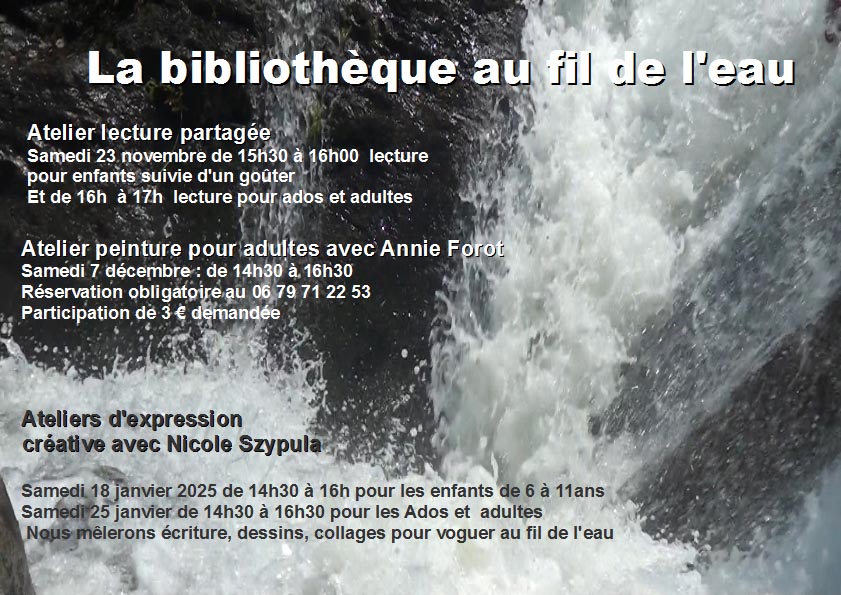 biblio desaignes au fil de l'eau